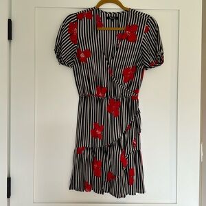 Maxwell faux wrap dress